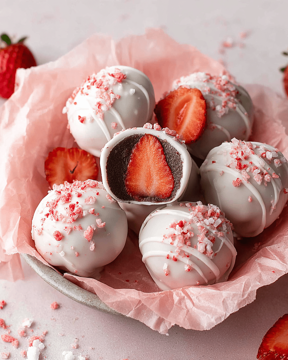 Strawberry Truffles