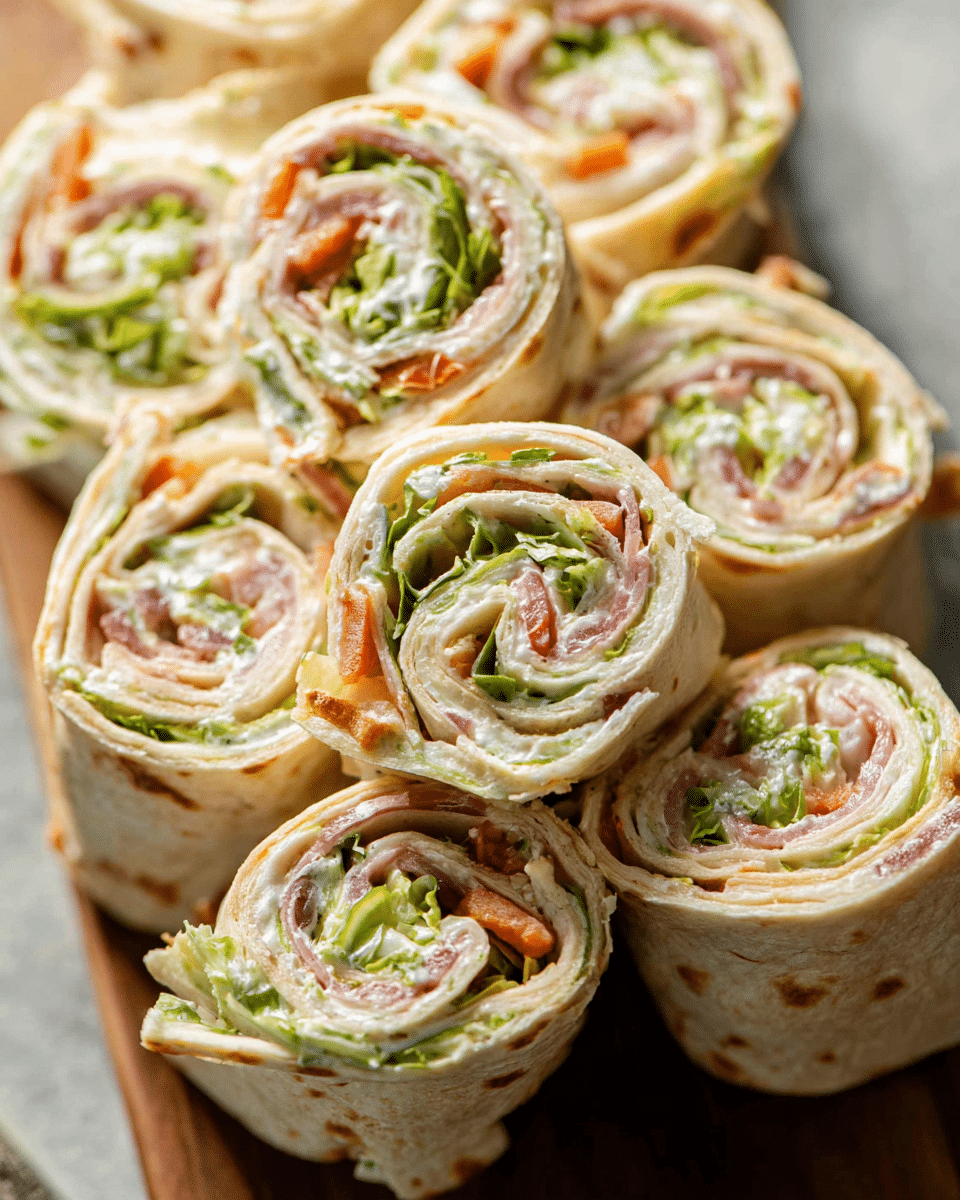 Ham, Cheese, and Ranch Rollups