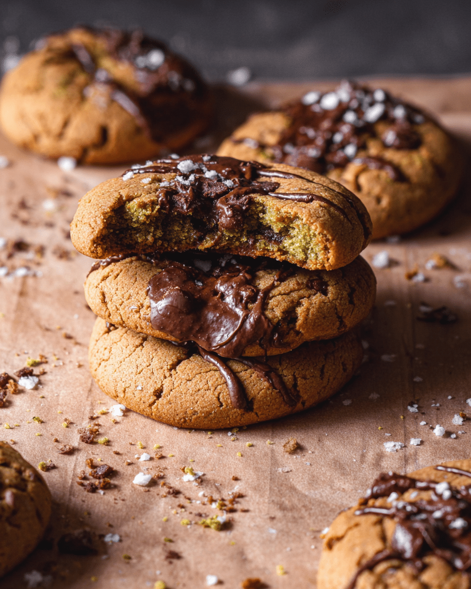Sweet Date and Pistachio Cookies