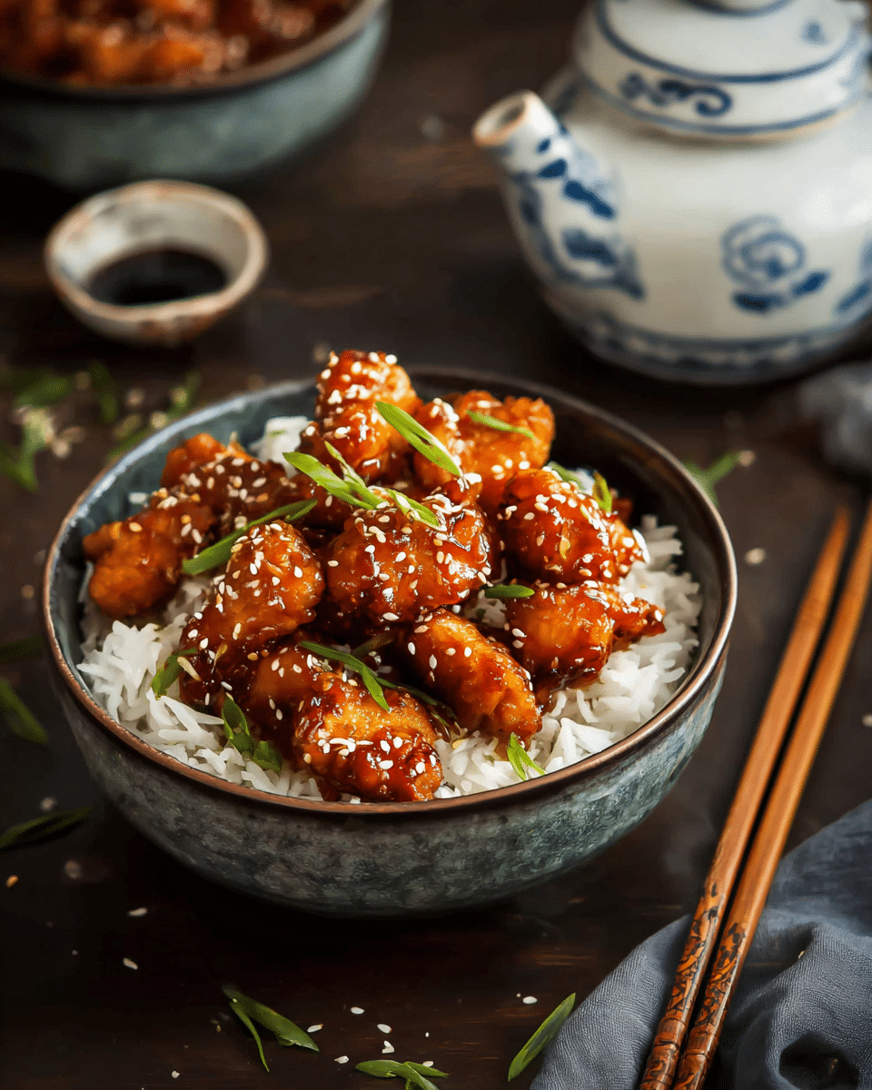 Honey-Sesame Chicken Bites