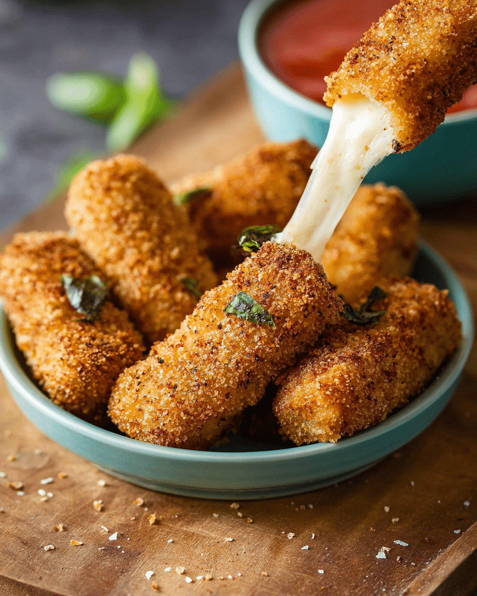 Baked Mozzarella Sticks