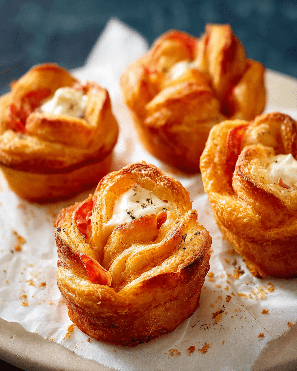 Mini Pepperoni Pizza Bombs with Cheesy Explosion