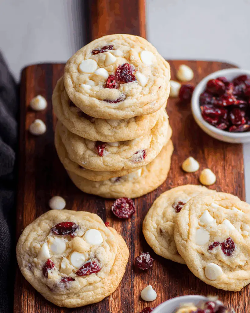 White Chocolate Cranberry Dream Cookies