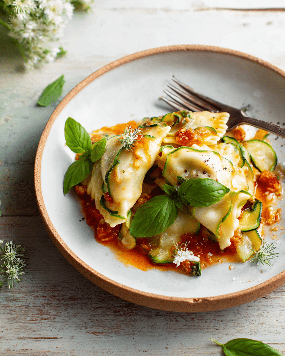 Zucchini Ravioli