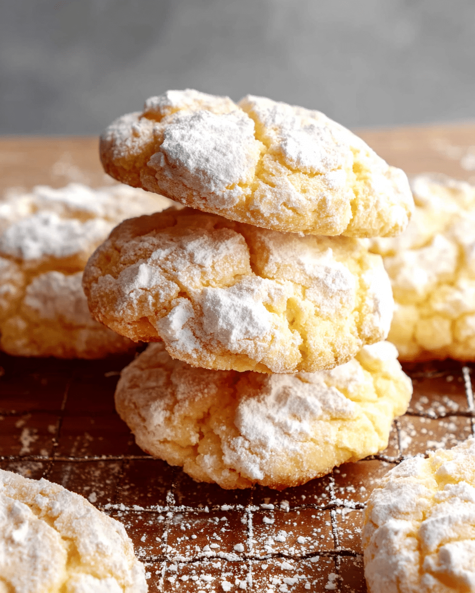 Soft, Sweet Gooey Butter Cookies