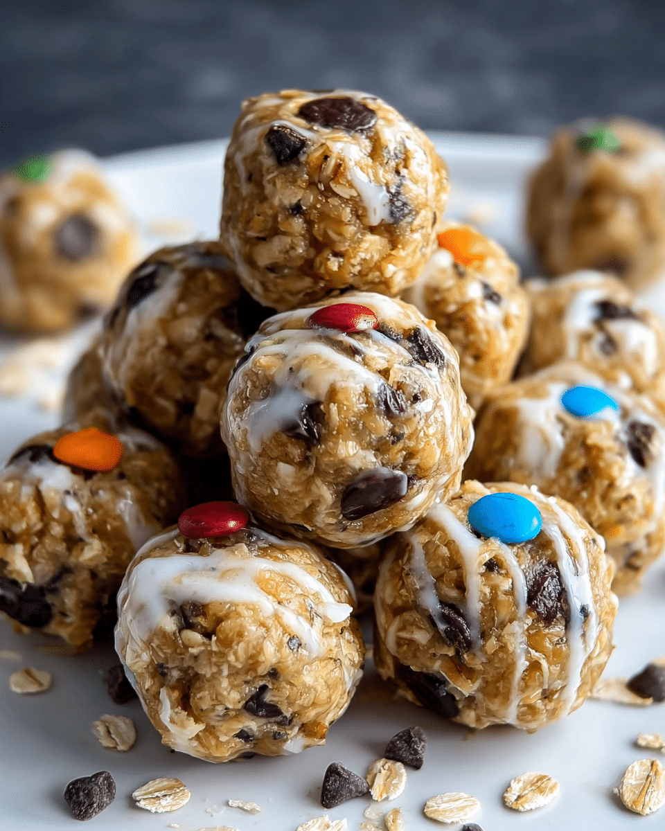 Chewy, Nutty Monster Cookie Energy Bites