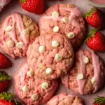 White Chocolate Chip Strawberry Cookies