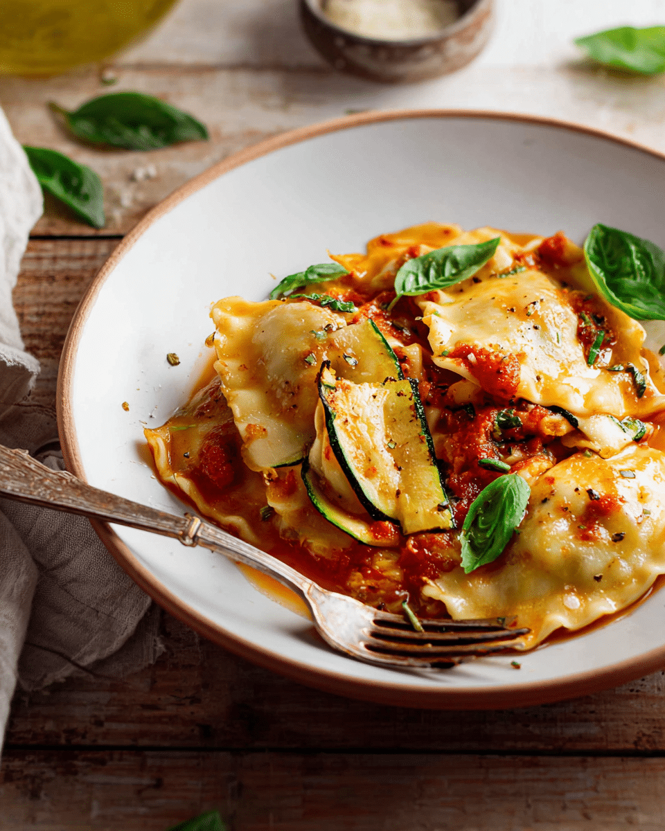 Zucchini Ravioli