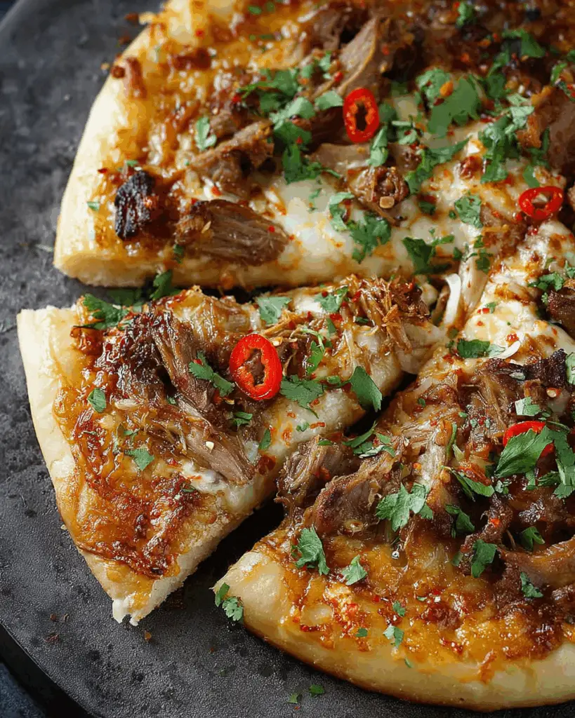 Thai Sweet Chili Pork Pizza