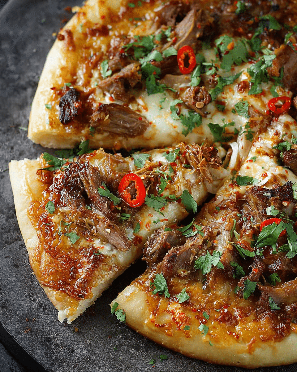 Thai Sweet Chili Pork Pizza