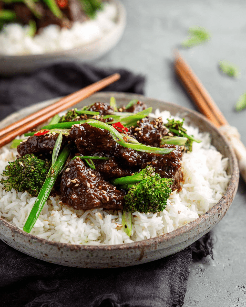 Instant Pot Mongolian Beef