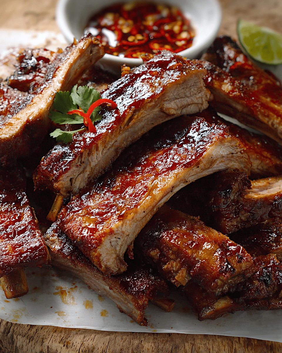 Sticky Chilli Pork Ribs