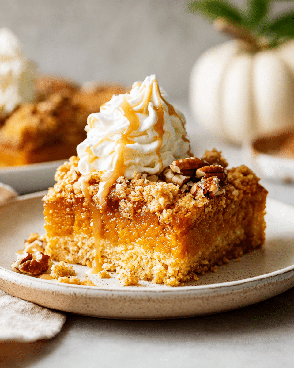 Cozy Pumpkin Spice Dump Cake