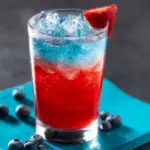 Festive Red, White, and Blue Cocktail