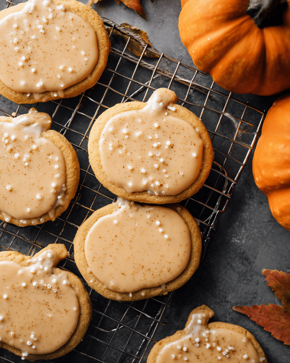 Warm Pumpkin Spice Sugar Cookies