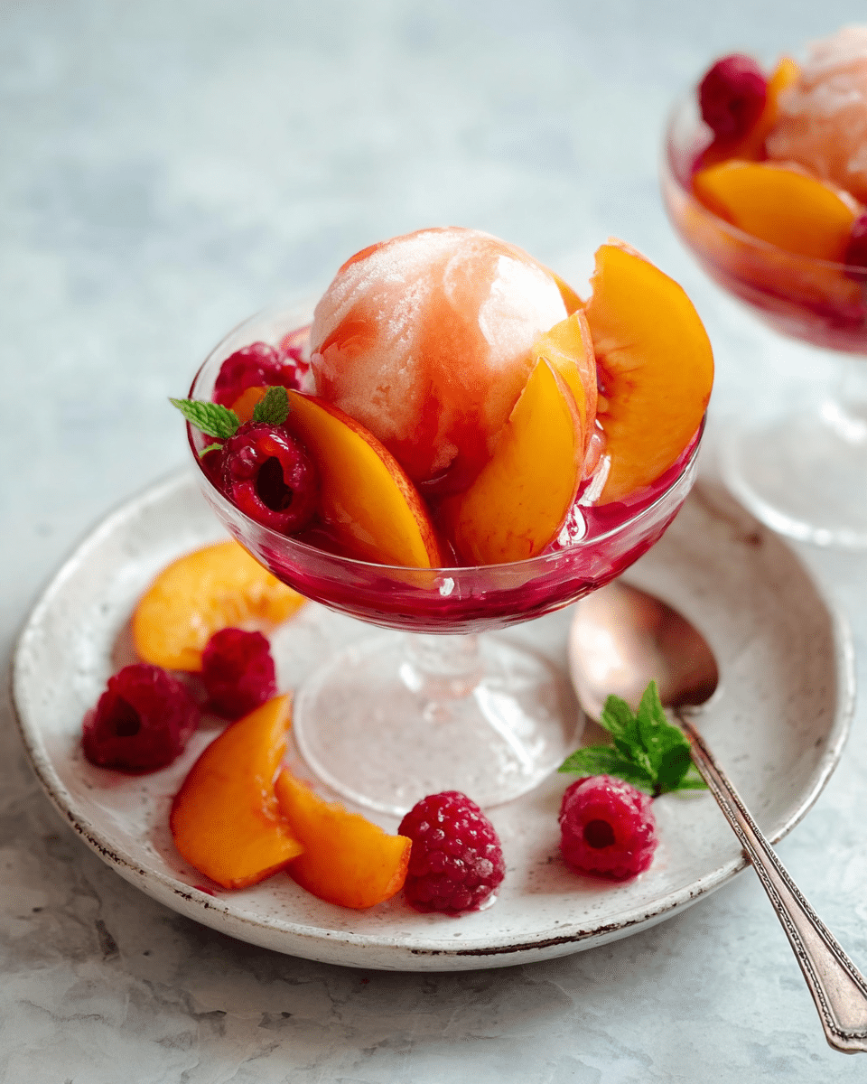 Peach Melba