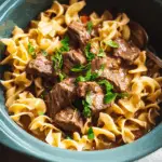 Crockpot Beef and Noodles