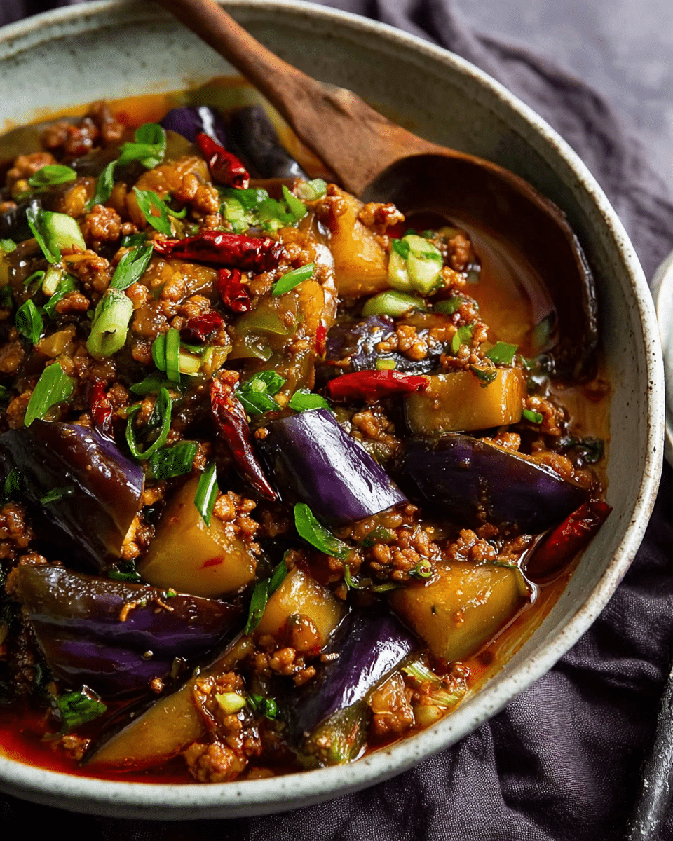 Chinese Eggplant with Minced Pork