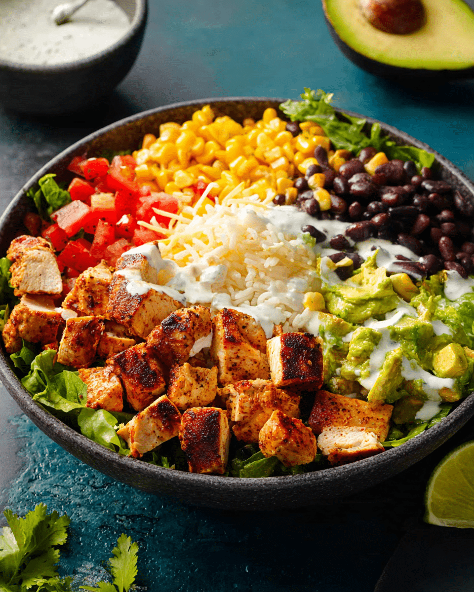 Spicy Chicken Burrito Bowls with a Chipotle Twist