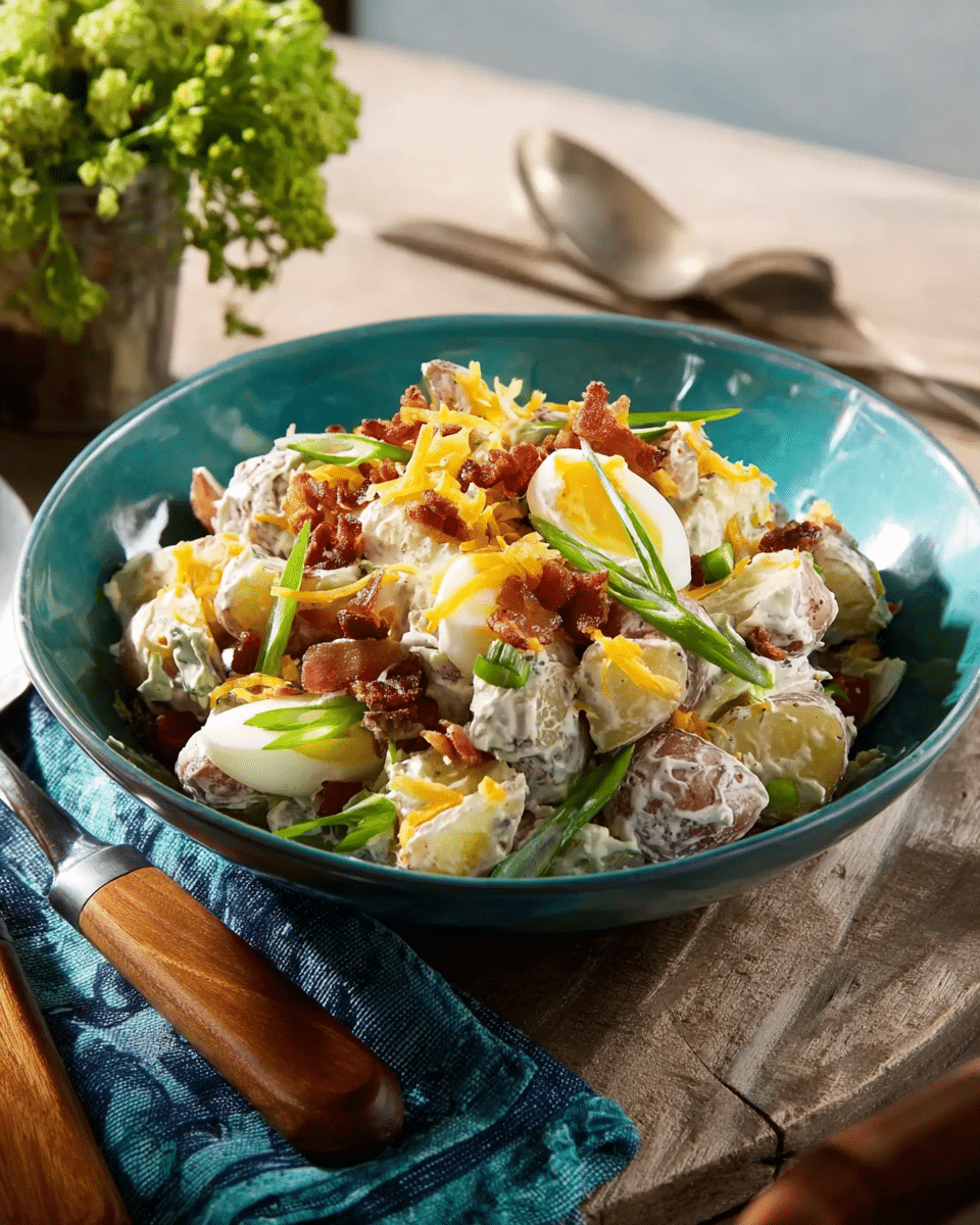 Creamy and Hearty Loaded Baked Potato Salad