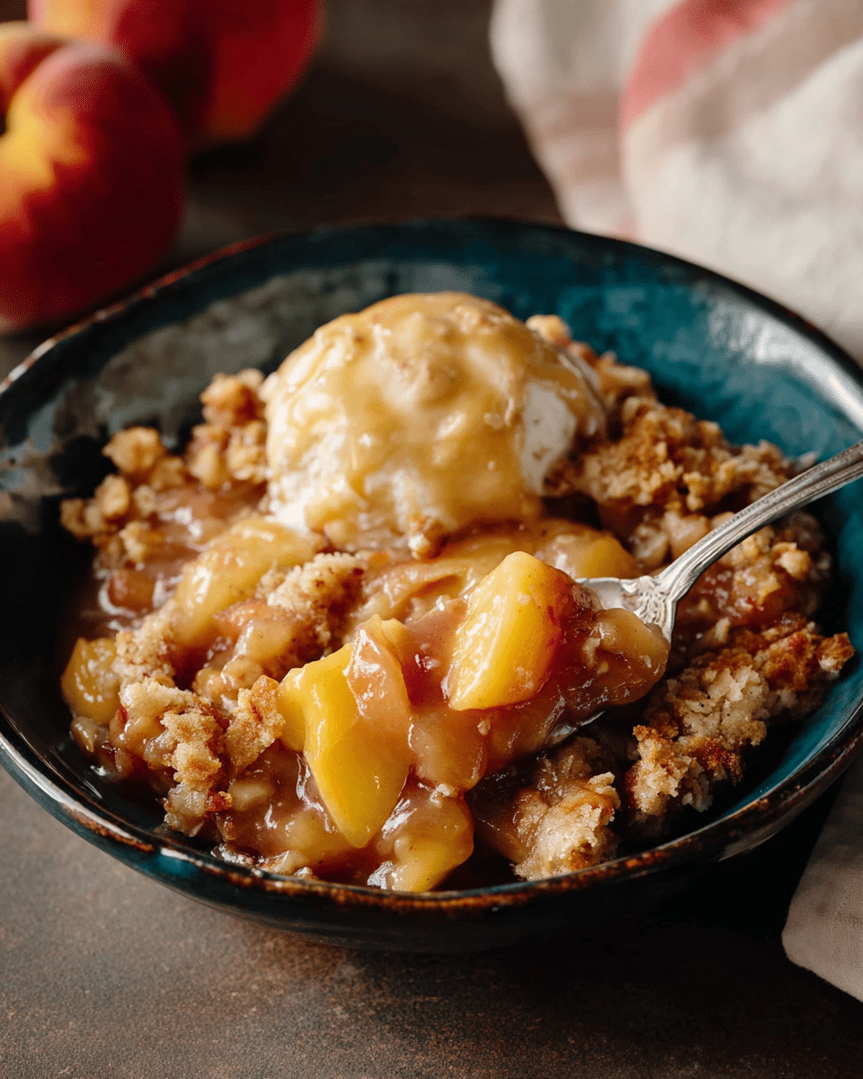 Fresh Peach Crisp