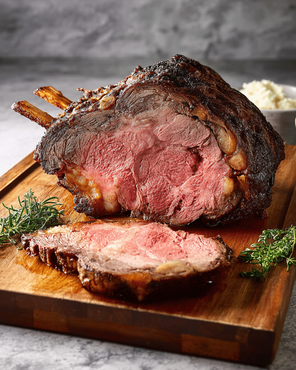 Smoked Prime Rib