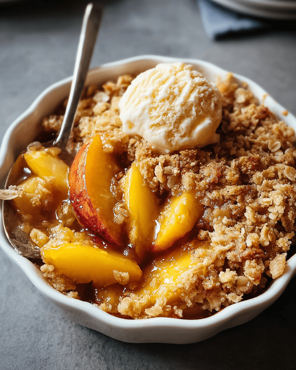 Nectarine Brown Sugar Crisp