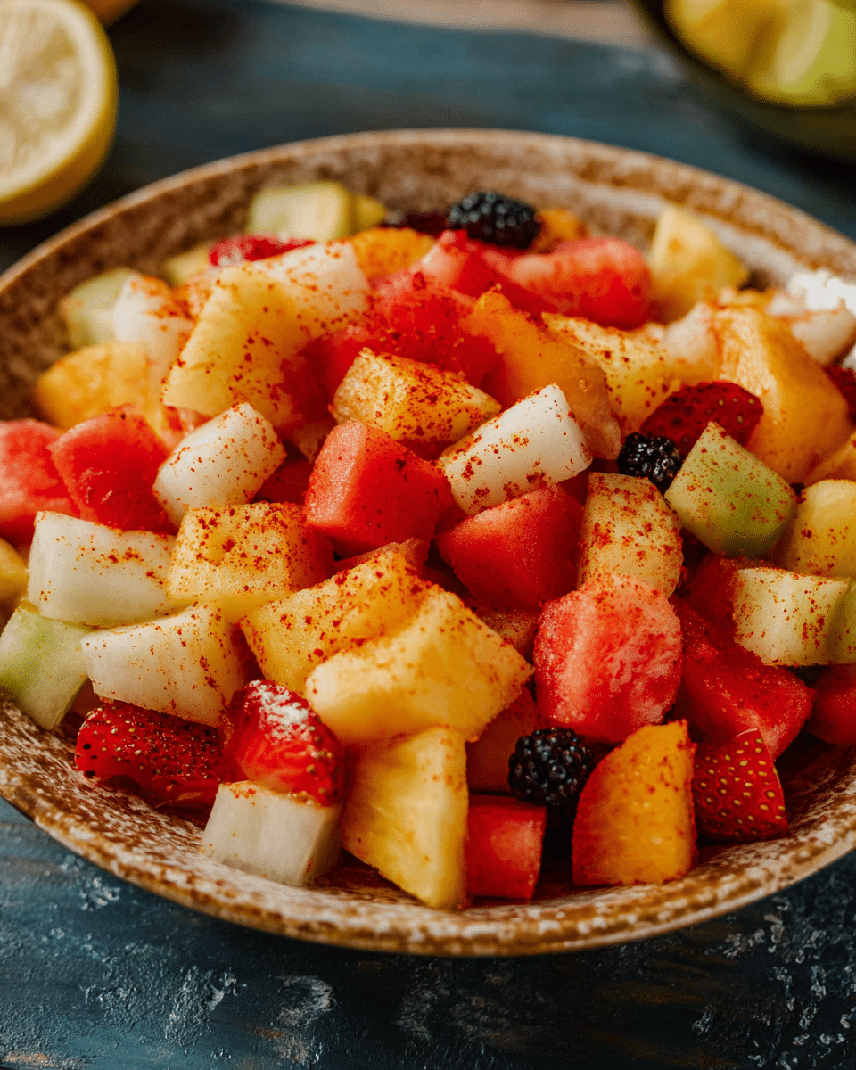 Mexican Fruit Salad with Tajín
