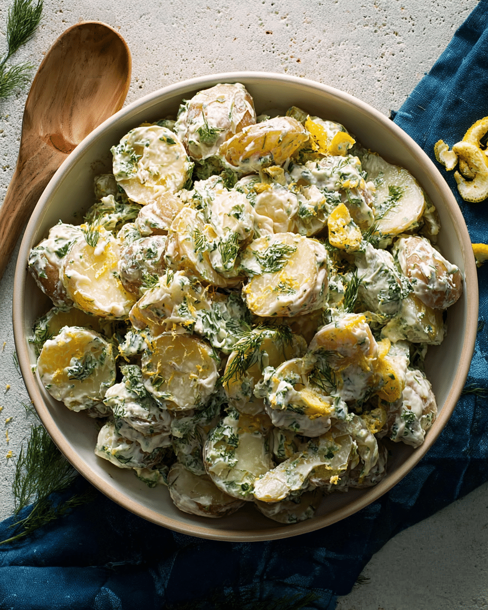 Buttermilk Potato Salad with Preserved Lemon