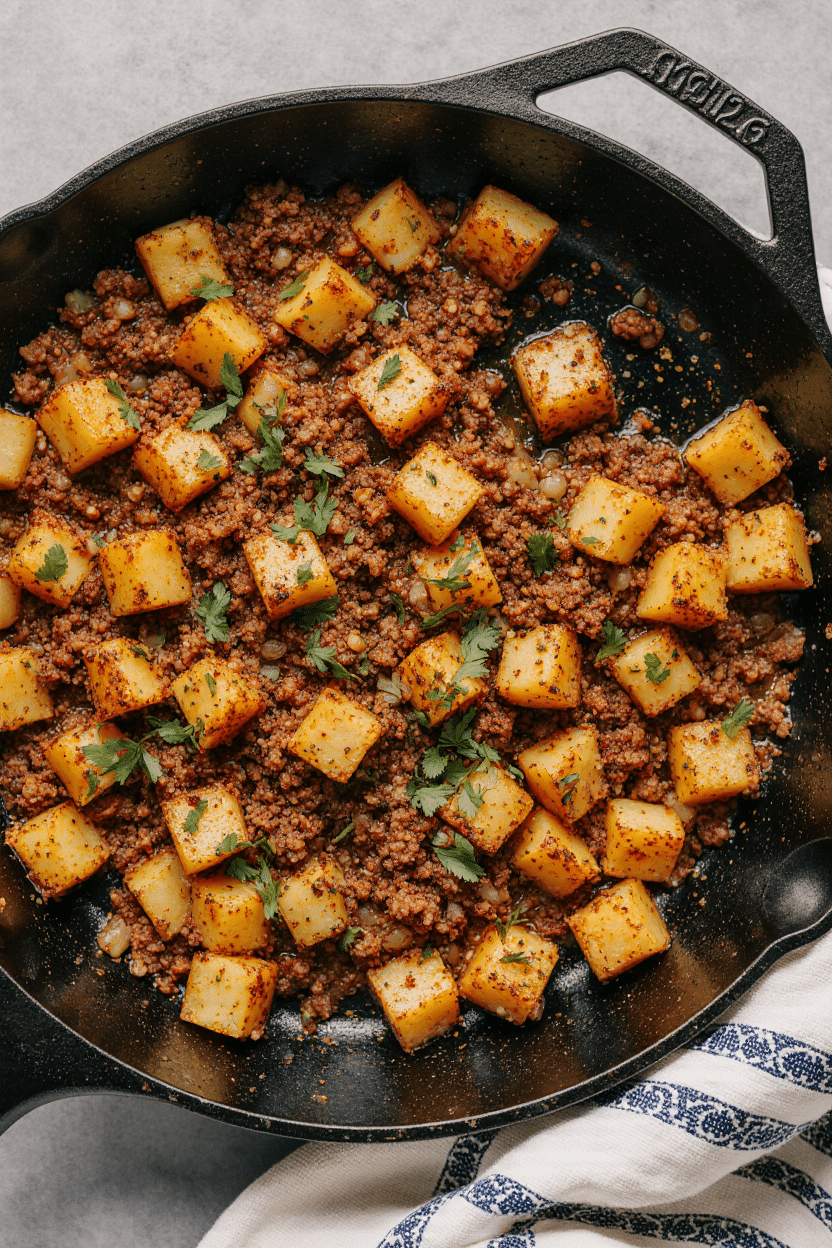 Papas con Chorizo