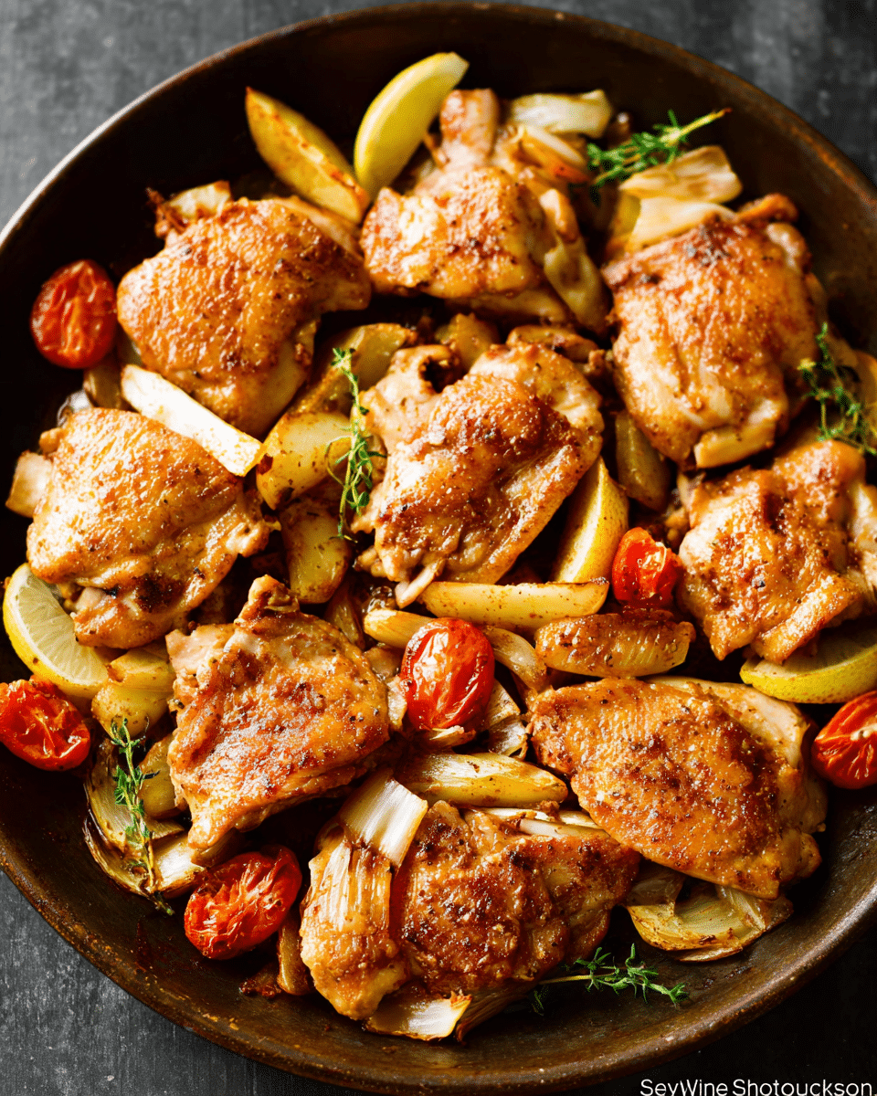 Juicy Sheet Pan Chicken Thighs