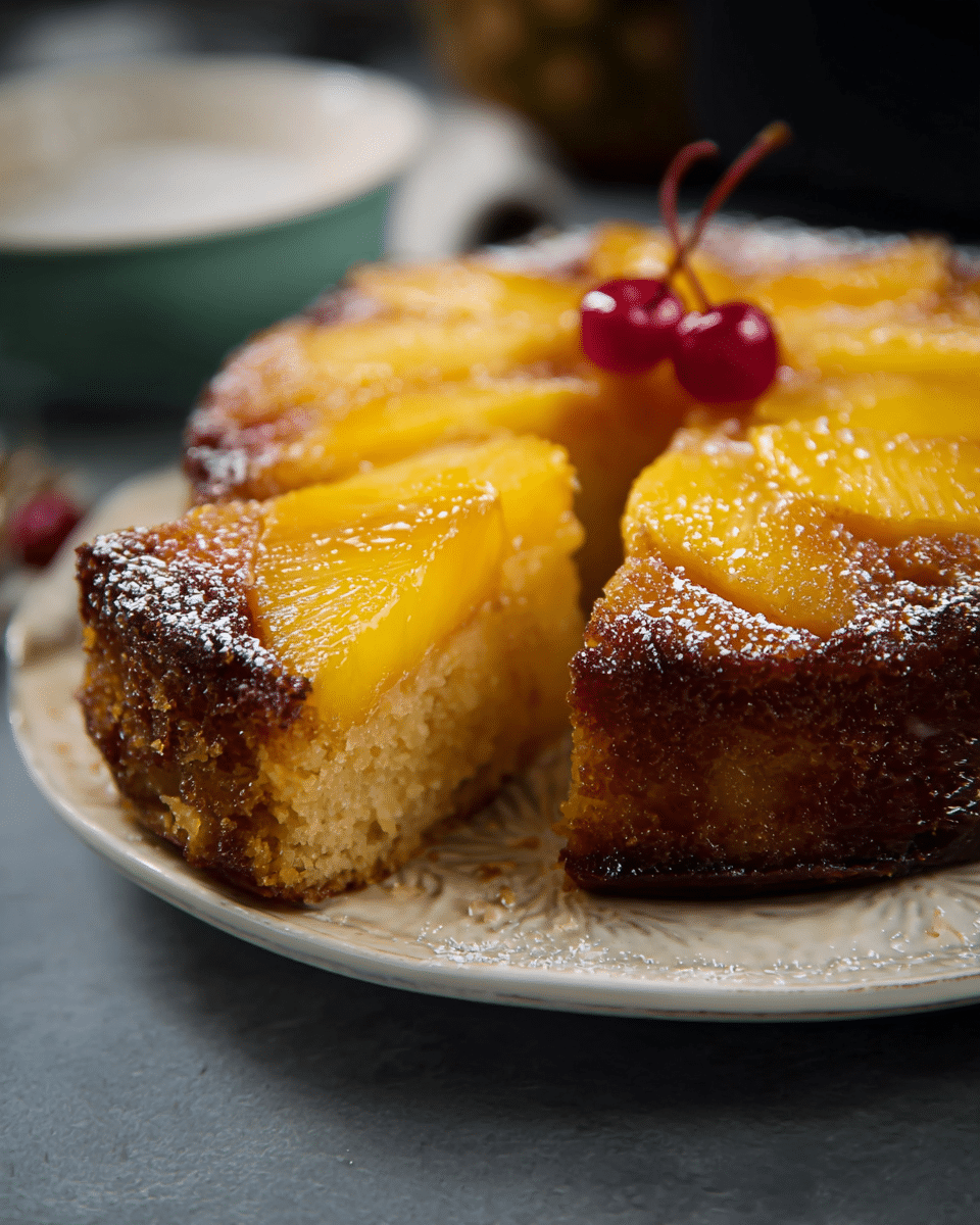 Mango Upside-Down Cake