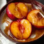 Baked Nectarines with Cinnamon Honey Sauce