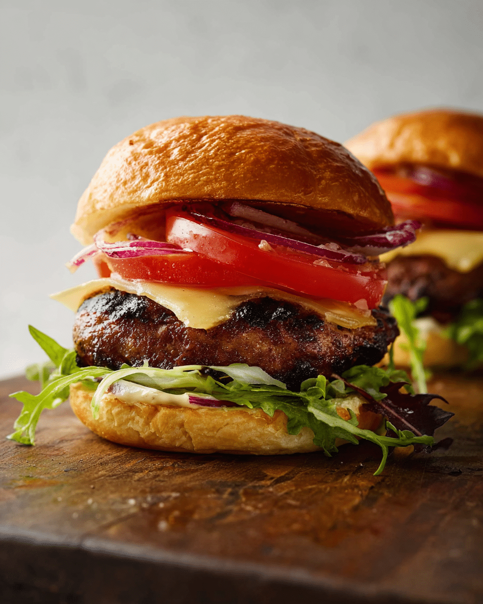 Thin But Juicy Chargrilled Burgers