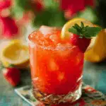 Strawberry Lemonade Tequila Smash