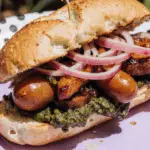 Choripán Sandwich with Chimichurri