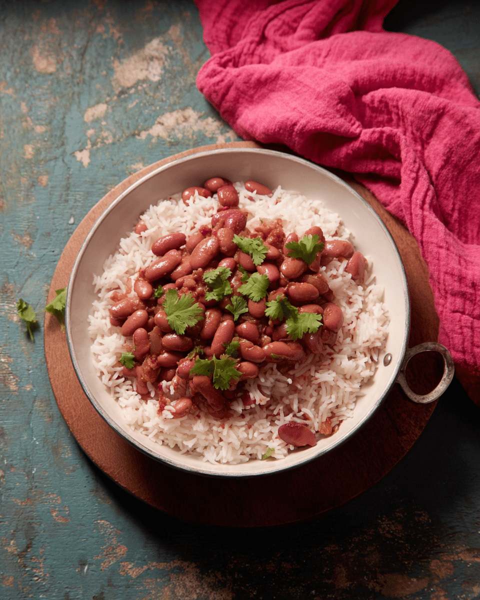 Stewed Pink Beans and Rice