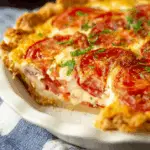 Southern Tomato Basil Pie