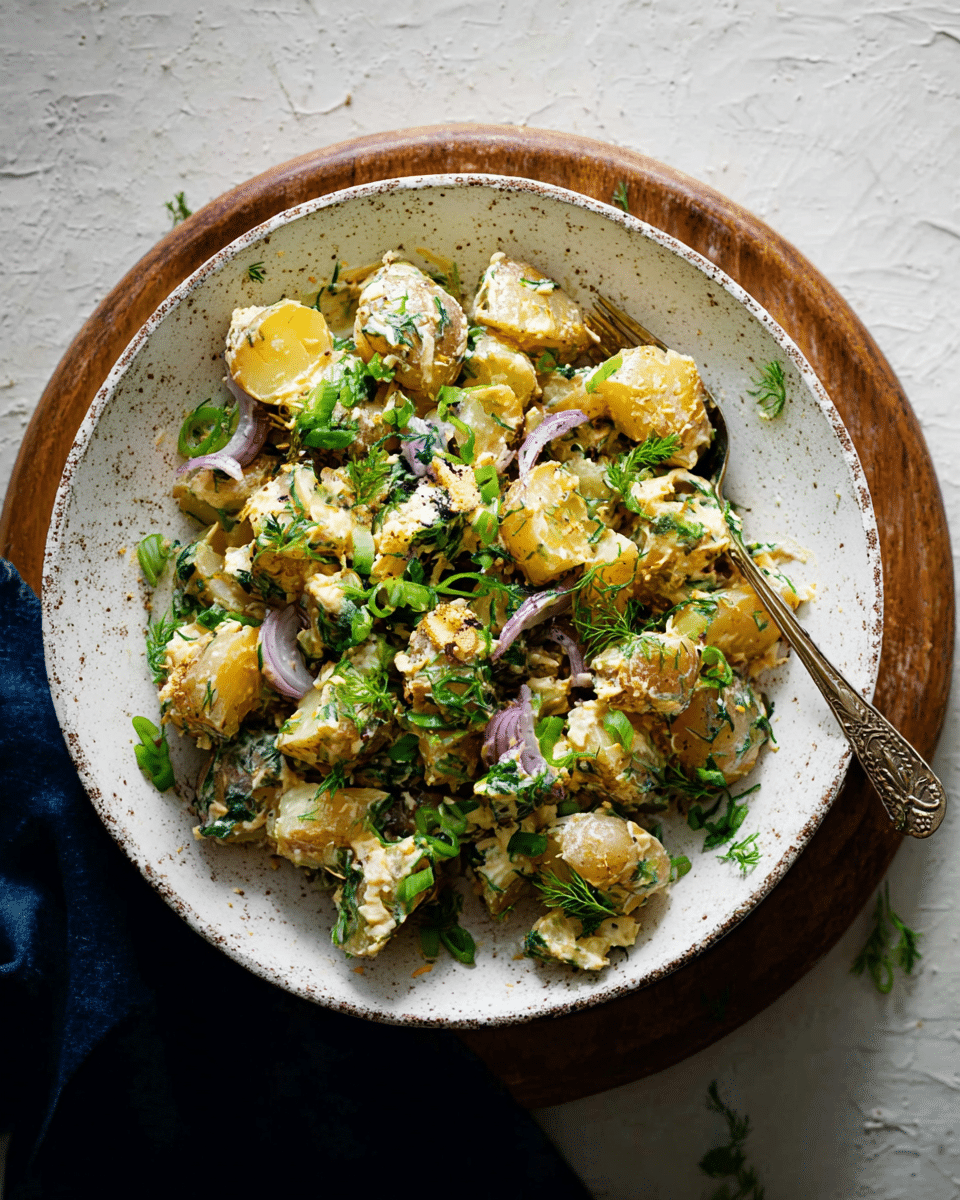 Vegan Potato Salad with Tahini