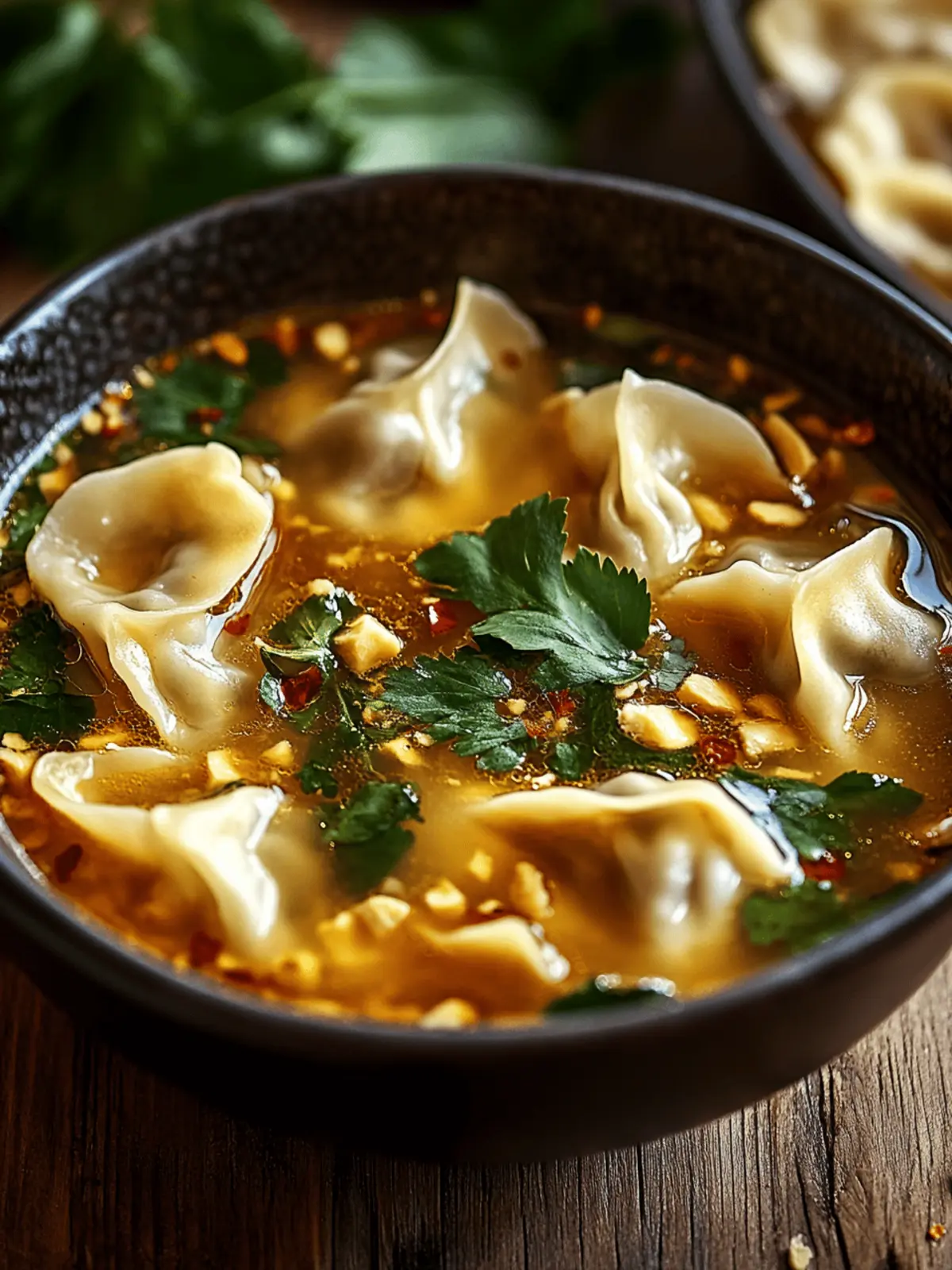 Thai Potsticker Soup