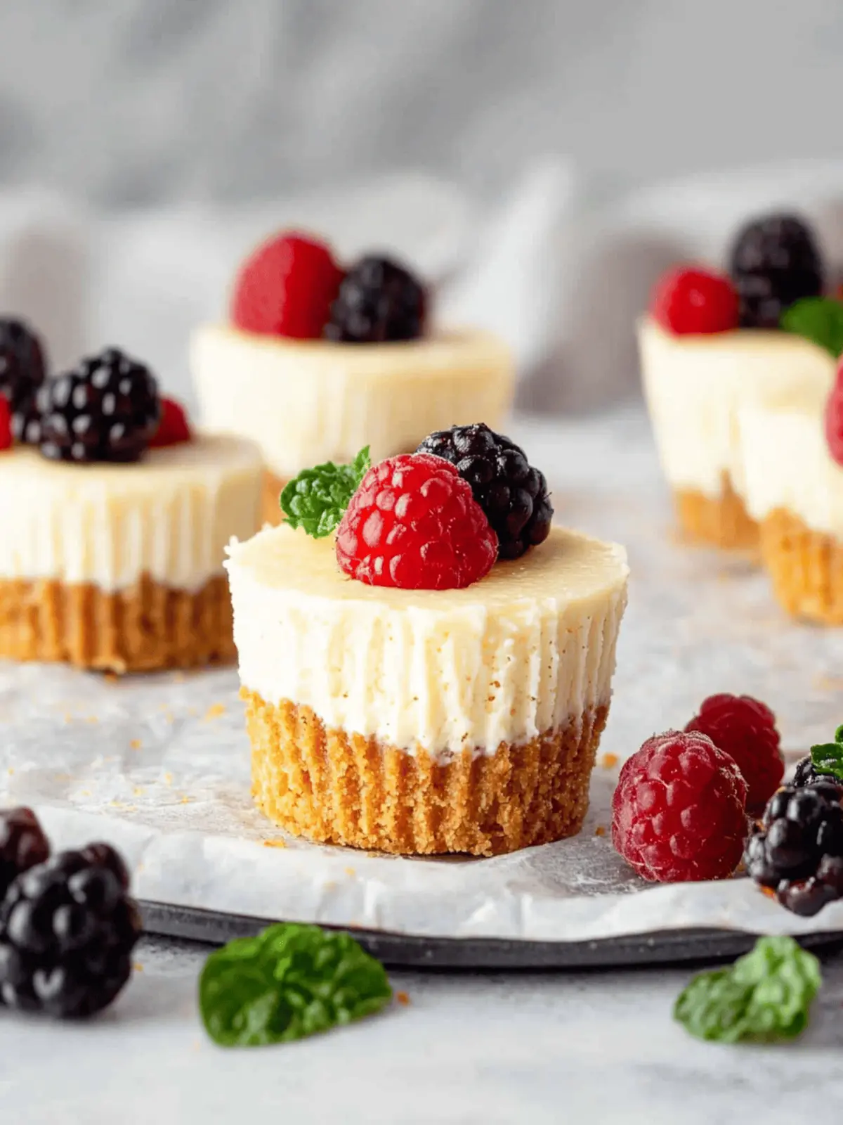 Delicious Mini Protein Cheesecakes for Guilt-Free Indulgence