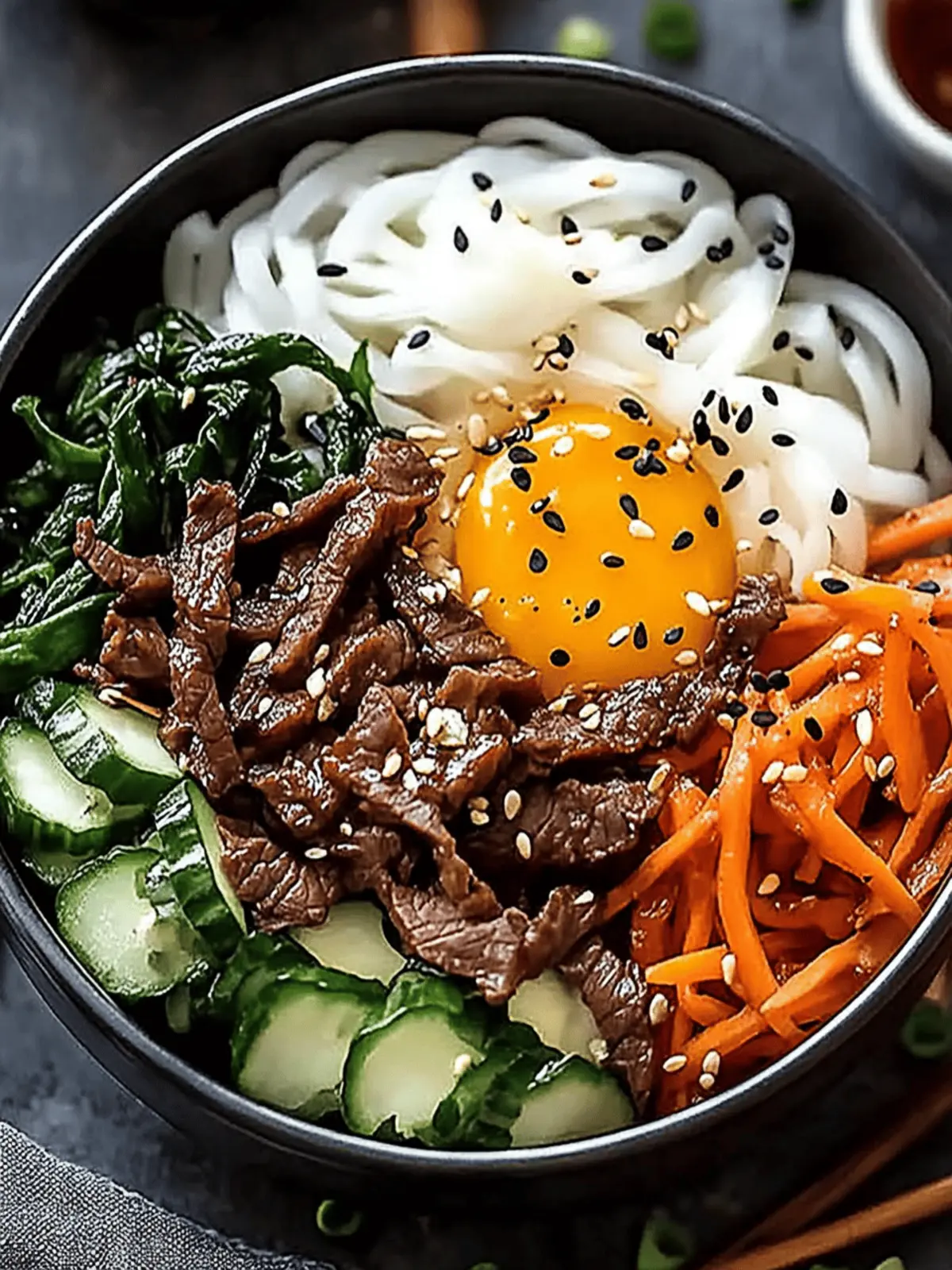 Korean Beef Bibimbap Bowl