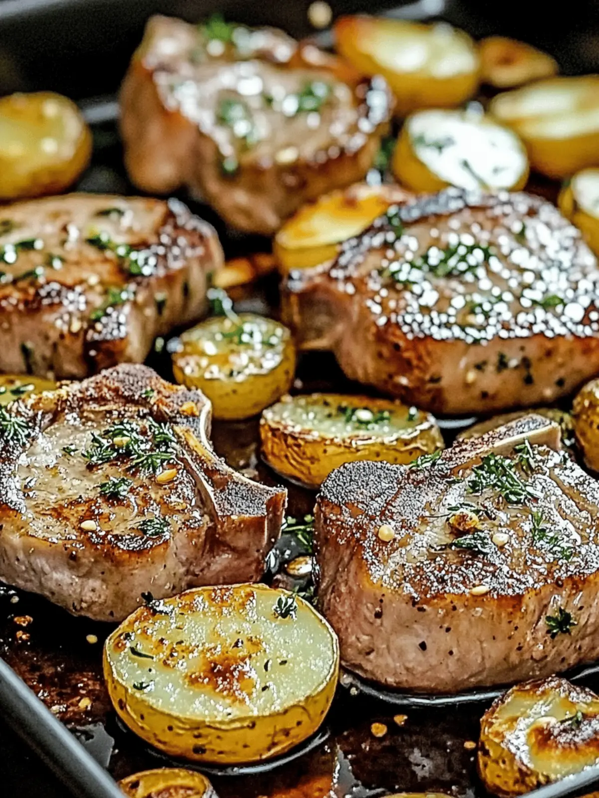Sheet Pan Pork Chops and Potatoes 30 Minutes Easy Delight