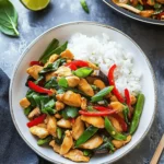 Peanut Satay Chicken Stir Fry