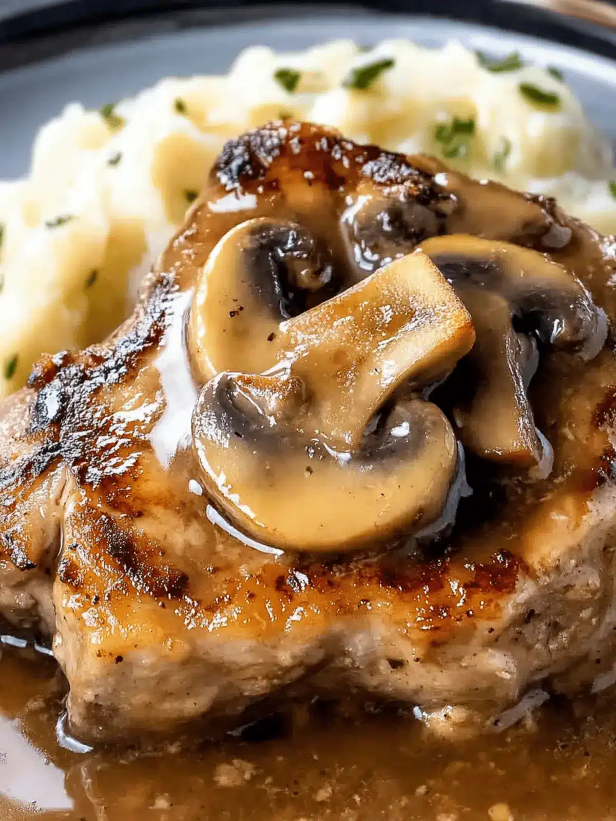 Mouthwatering Mushroom Pork Chops for a Cozy Family Dinner