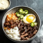 Korean Bulgogi BBQ Steak and Rice Bowls