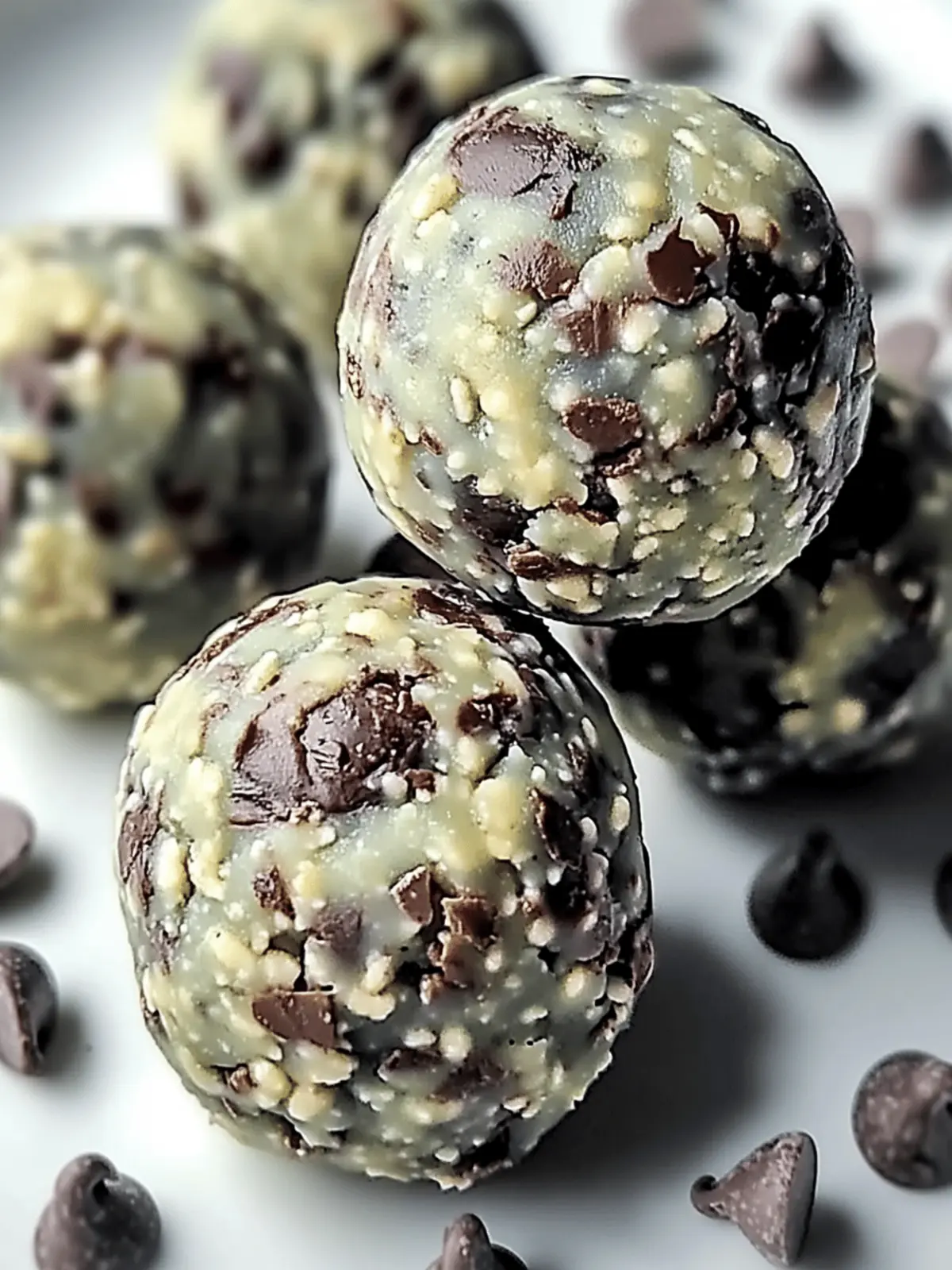 Mint Chocolate Chip Protein Balls for Guilt-Free Snacking