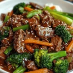 Asian Sweet Ginger Beef Stir Fry