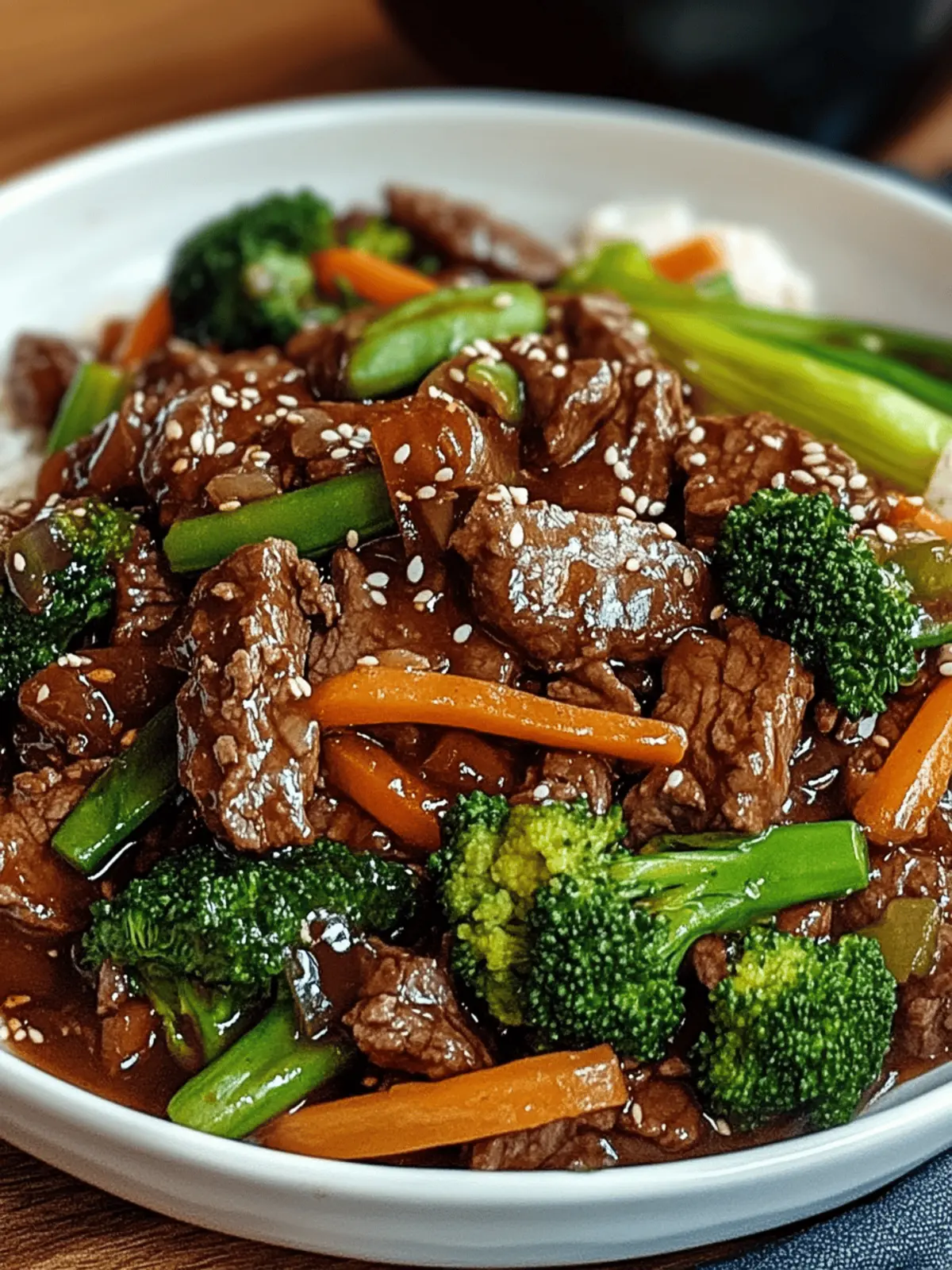 Asian Sweet Ginger Beef Stir Fry