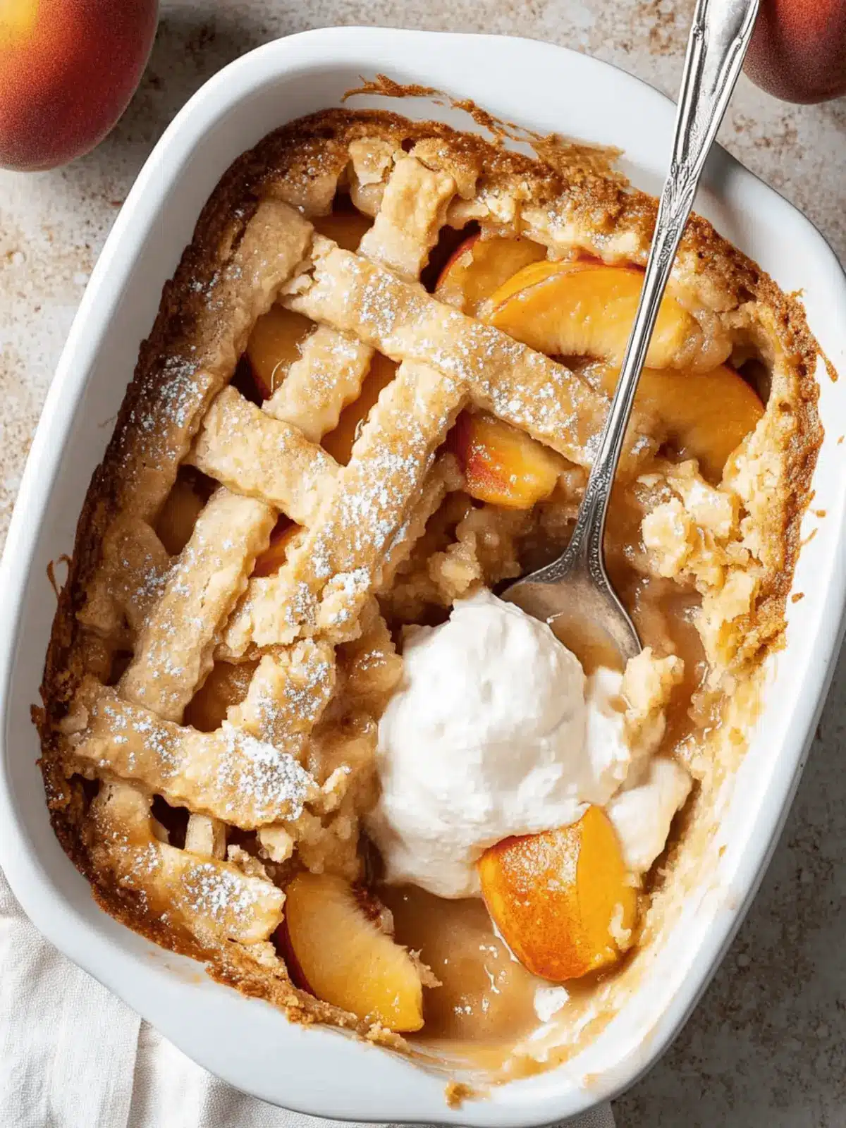 Old-Fashioned Southern Peach Cobbler